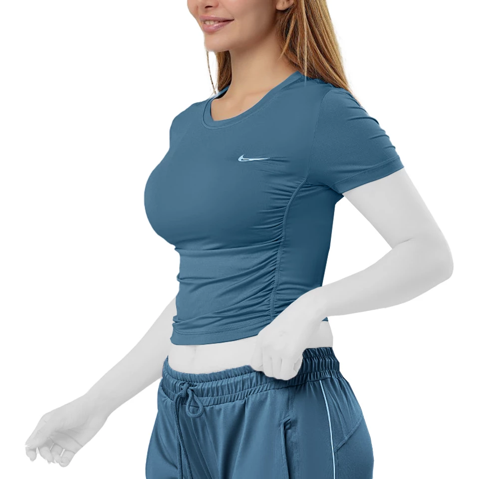 کراپ ورزشی زنانه مدل چین دار کد 12364