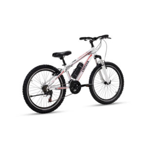 دوچرخه چیاوا مدل آکو سایز طوقه 20 اینچ مدل دنده ای 21 سرعته با ترمز ویبریک و دوشاخ کمک دار رنگ سفید کد 12375