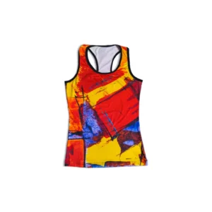 تاپ ورزشی زنانه مدل طرح دار کد 12384