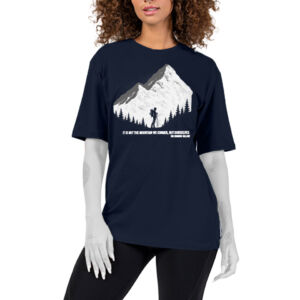 تيشرت لانگ ورزشی طرح طبيعت گردی زنانه کد 12618