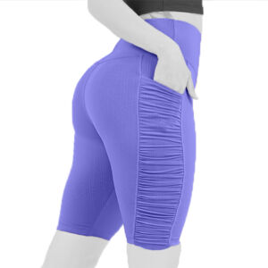 بایکر ورزشی زنانه مدل چین دار کمر گنی کد 12633