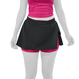 دامن ورزشی زنانه شورتکی کشاله دار مدل چاکدار کد 12641