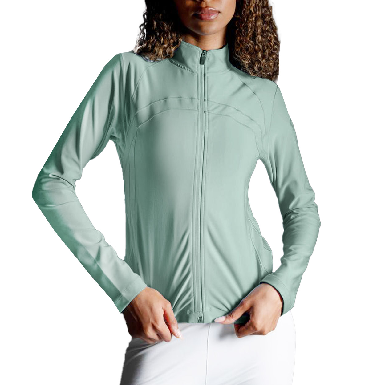 سويشرت ورزشی زنانه الو يوگا Alo Yoga مدل برش دار کد 12651