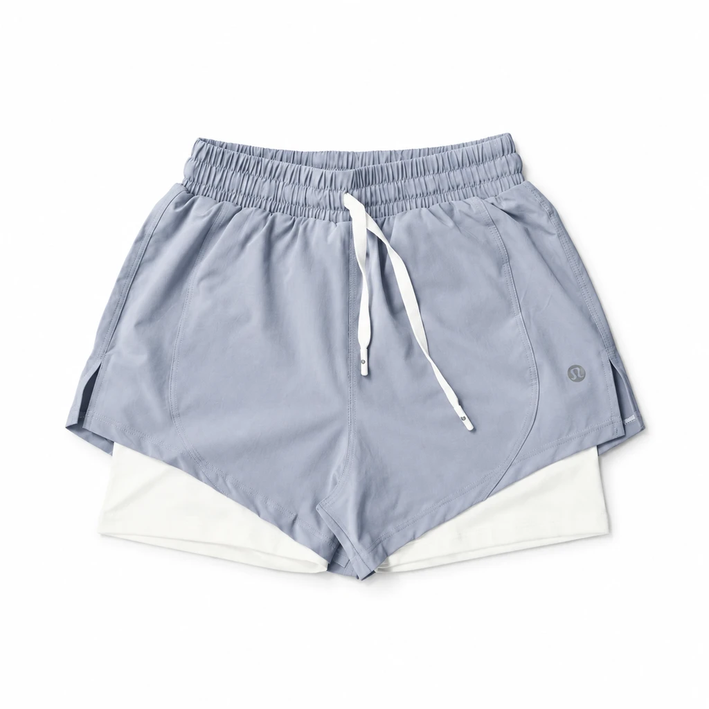 شورتک ورزشی زنانه کشاله دار مدل لولولمون lululemon کد 12934